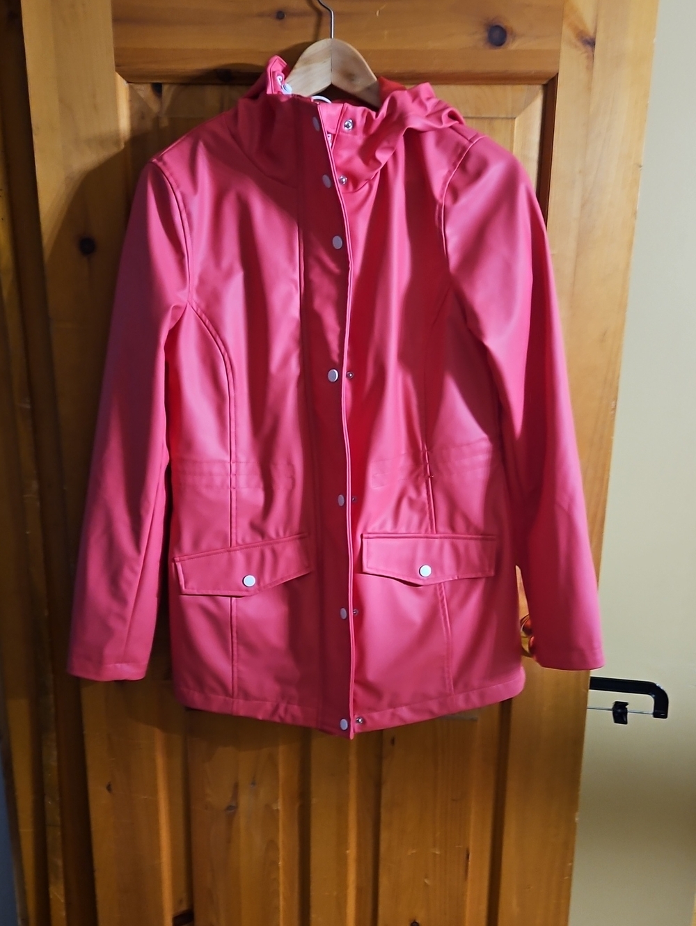 Ricki's Coral Pink Hooded Trench Coat